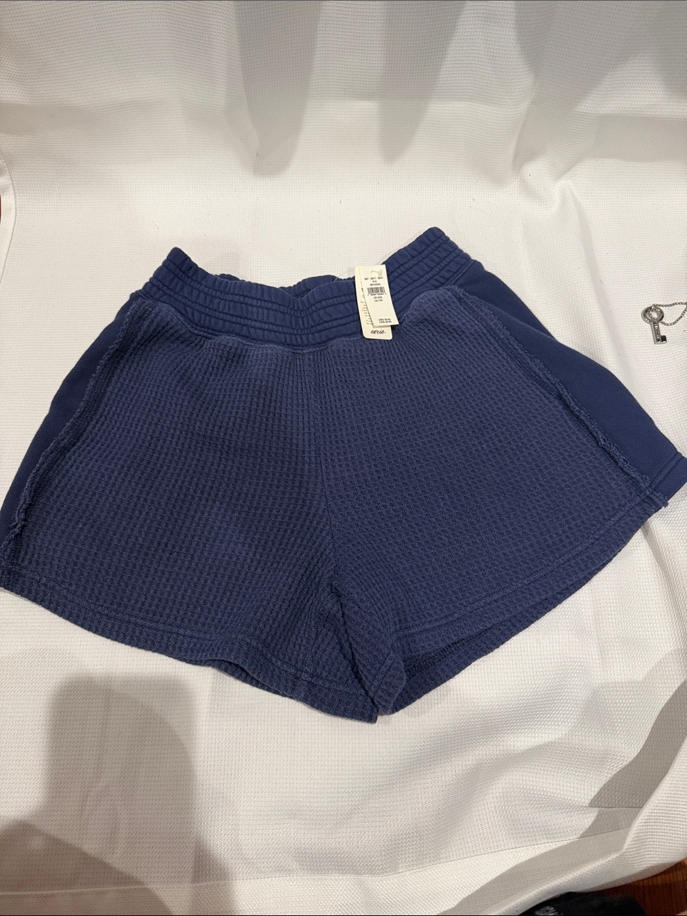 aerie Navy Waffle Knit Athletic Shorts. XXS. NWT!